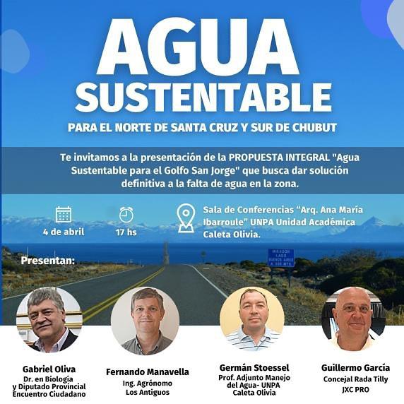 Flyer de difusión Plan Integral Agua Sustentable
