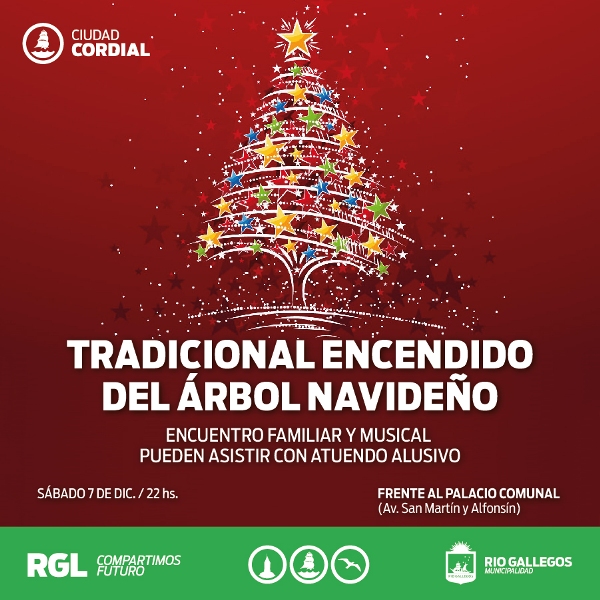 Encendido del arbol navidenĚO