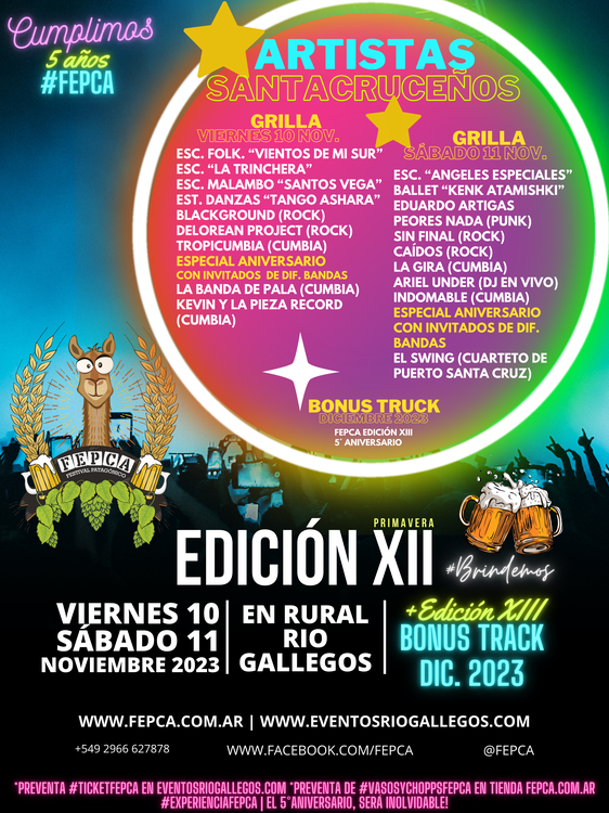 FEPCA FESTIVAL GRILLA FINAL