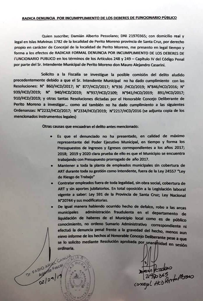 Constania de denuncia 2