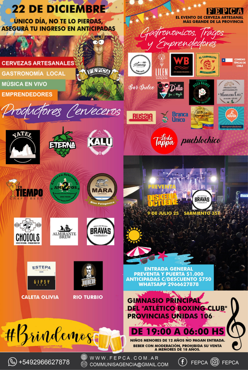 FLYER VERANO 2022 FEPCA CERVECEROS Y GASTNROMICOS