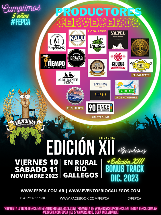 FEPCA FESTIVAL PRODUCTORES CERVECEROS NOV.2023
