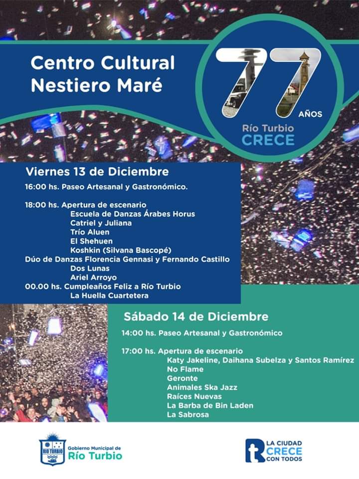 RIO TURBIO ANIVERSARIO