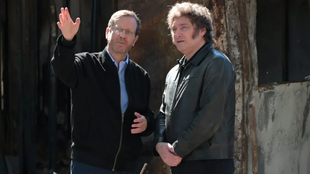 javier-milei-gira-israel-kibutz-gaza