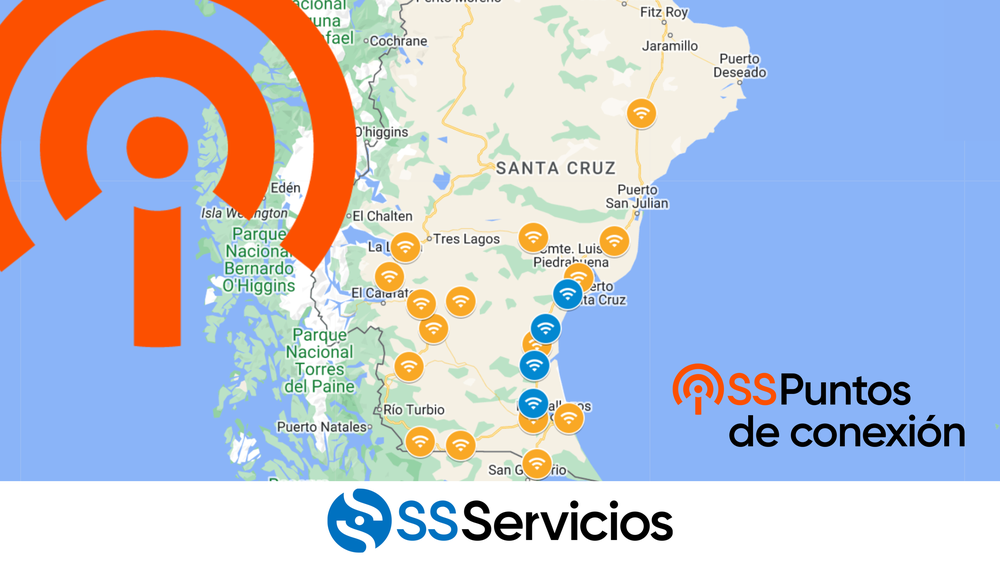 Mapa Puntos de Conexión - SSServicios Junio 2024