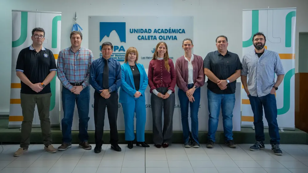 Inicio de prácticas en caleta olivia