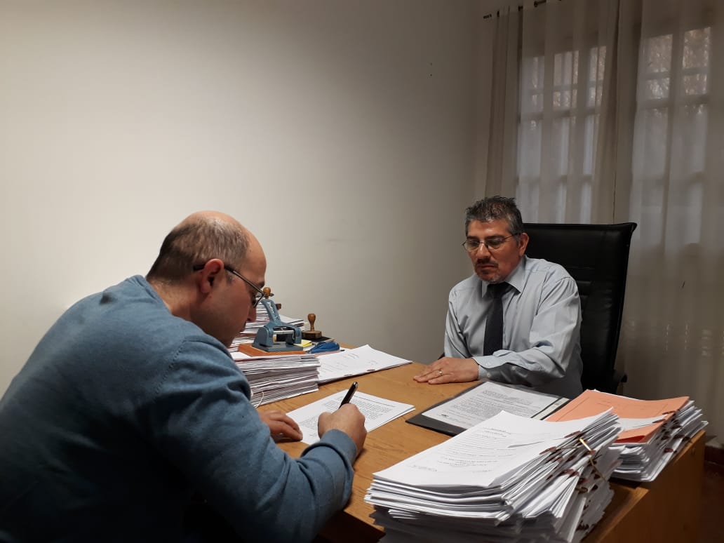 Damian y el fiscal en LH