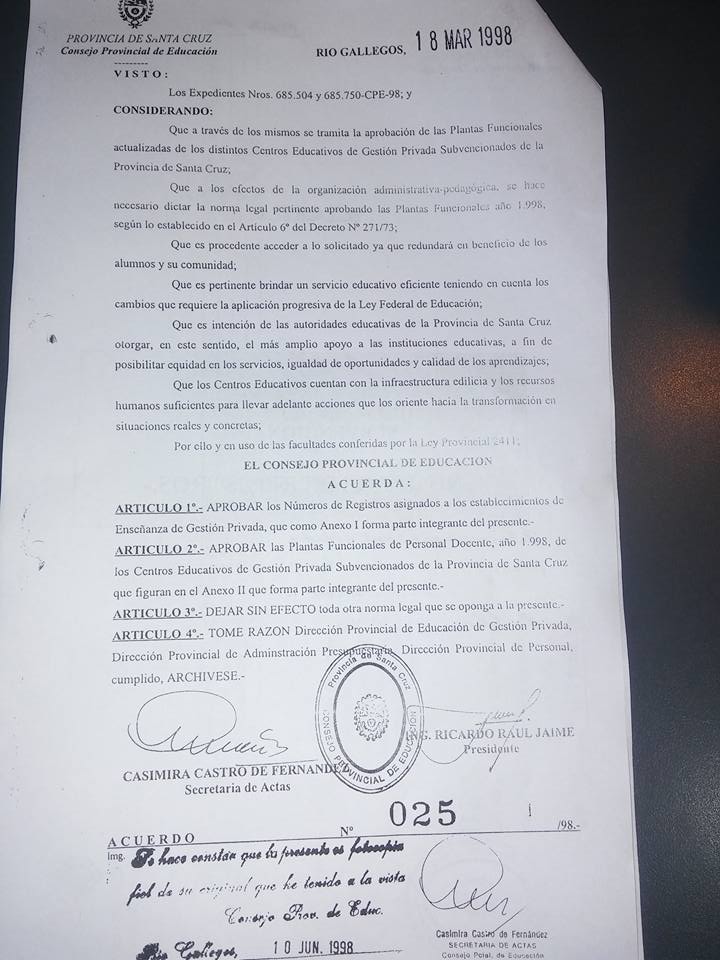 2numeros de registro acuerdo 025