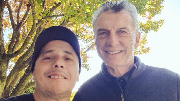 el-dipy-y-macri-una-selfie-que-le-pidio-el-cantante