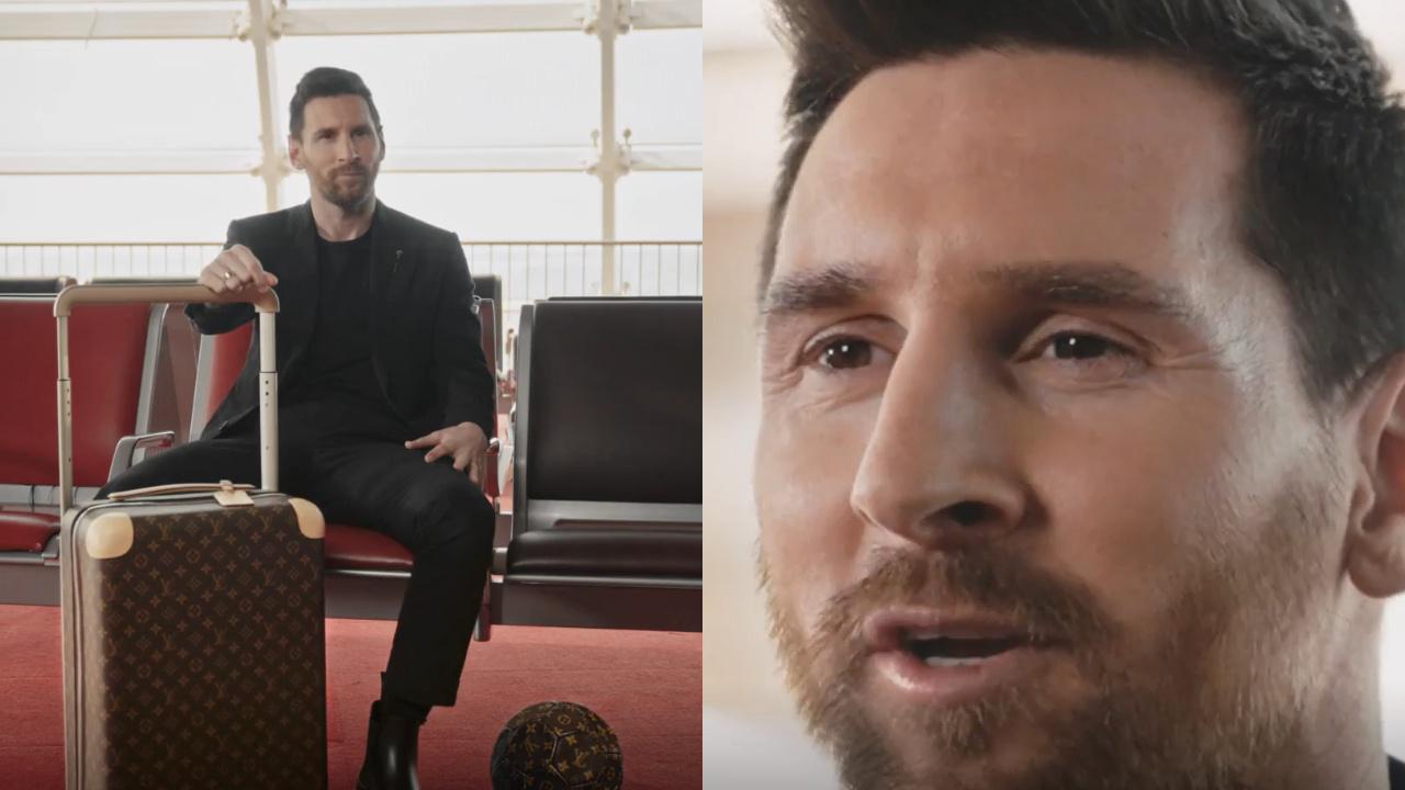 Messi se pone fino y hace comercial de Louis Vuitton ¡Qué elegancia!