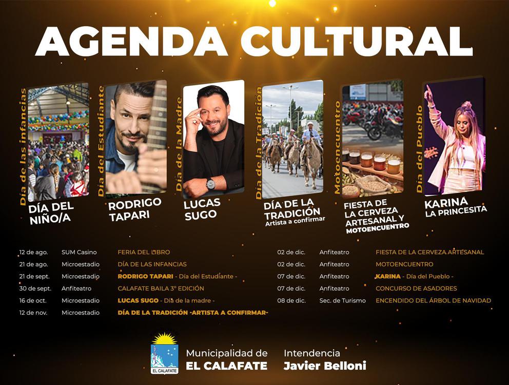 El Calafate - Agenda Cultural 2022