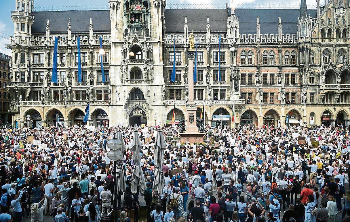 alemania manifestacion