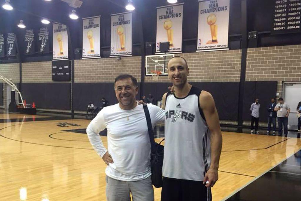 HUEVO SANCHEZ Y MANU GINOBILI